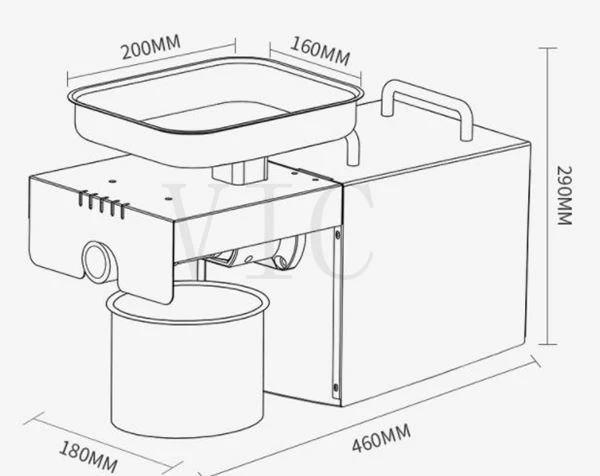 oil press size oil press size